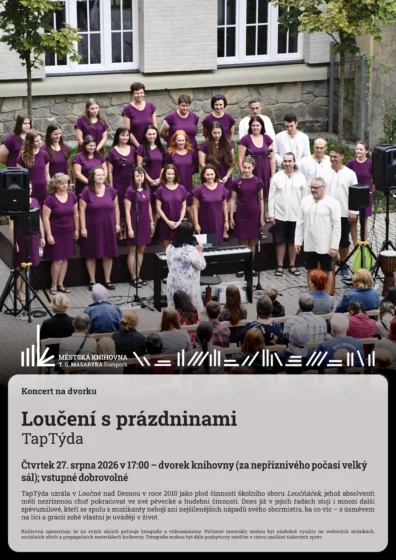 Koncert – Loučení s prázdninami – TapTýda
