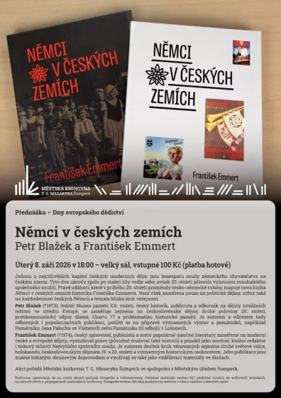 Přednáška – Němci v českých zemích – Petr Blažek a František Emmert